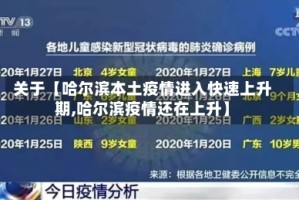 关于【哈尔滨本土疫情进入快速上升期,哈尔滨疫情还在上升】