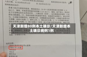 天津新增80例本土确诊/天津新增本土确诊病例1例