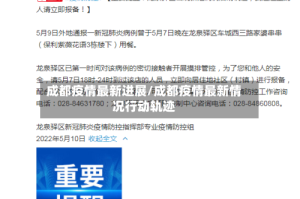 成都疫情最新进展/成都疫情最新情况行动轨迹