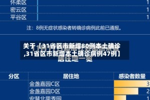 关于【31省区市新增80例本土确诊,31省区市新增本土确诊病例47例】
