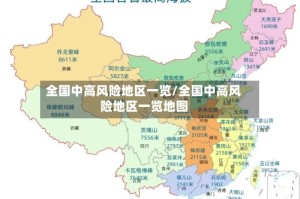 全国中高风险地区一览/全国中高风险地区一览地图