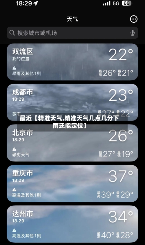 最近【精准天气,精准天气几点几分下雨还能定位】-第1张图片