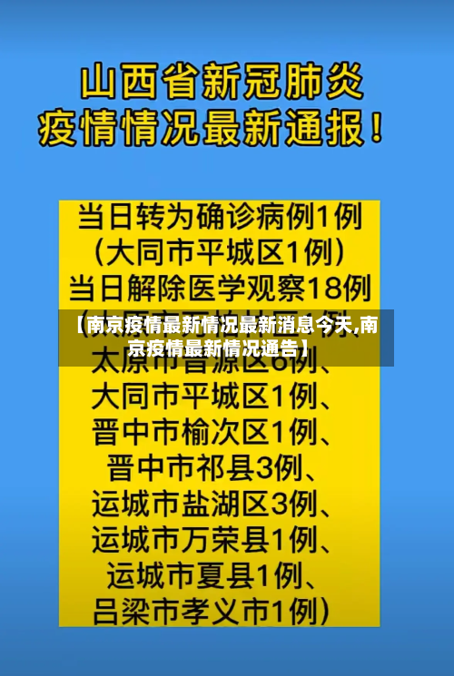 【南京疫情最新情况最新消息今天,南京疫情最新情况通告】-第3张图片
