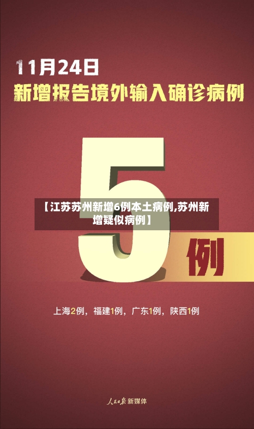 【江苏苏州新增6例本土病例,苏州新增疑似病例】-第1张图片