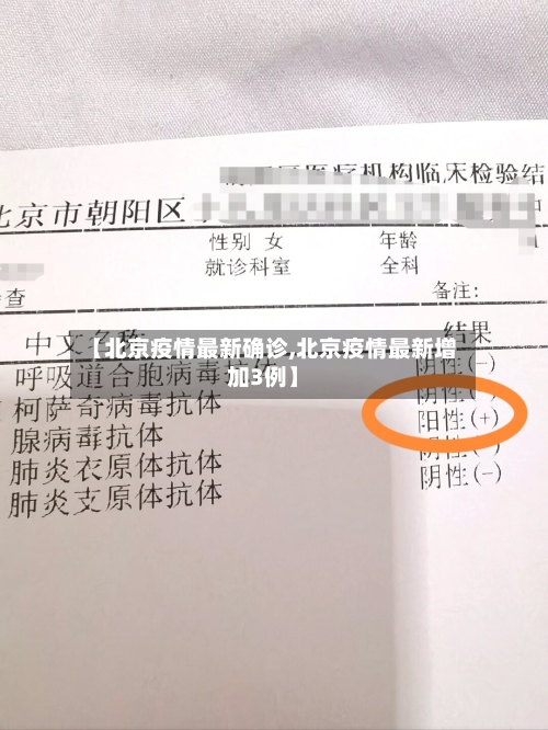 【北京疫情最新确诊,北京疫情最新增加3例】-第1张图片