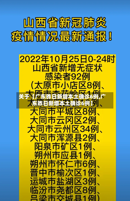 关于【广东昨日新增本土确诊6例,广东昨日新增本土确诊6例】-第2张图片