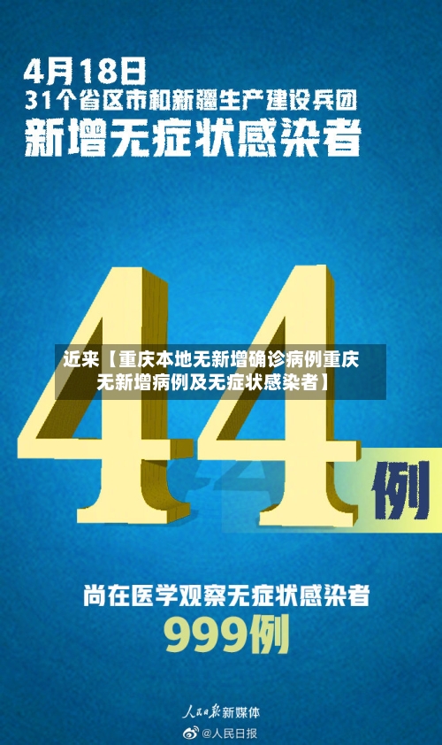 近来【重庆本地无新增确诊病例重庆无新增病例及无症状感染者】-第1张图片