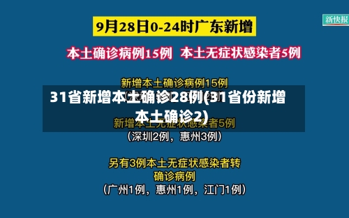 31省新增本土确诊28例(31省份新增本土确诊2)-第2张图片