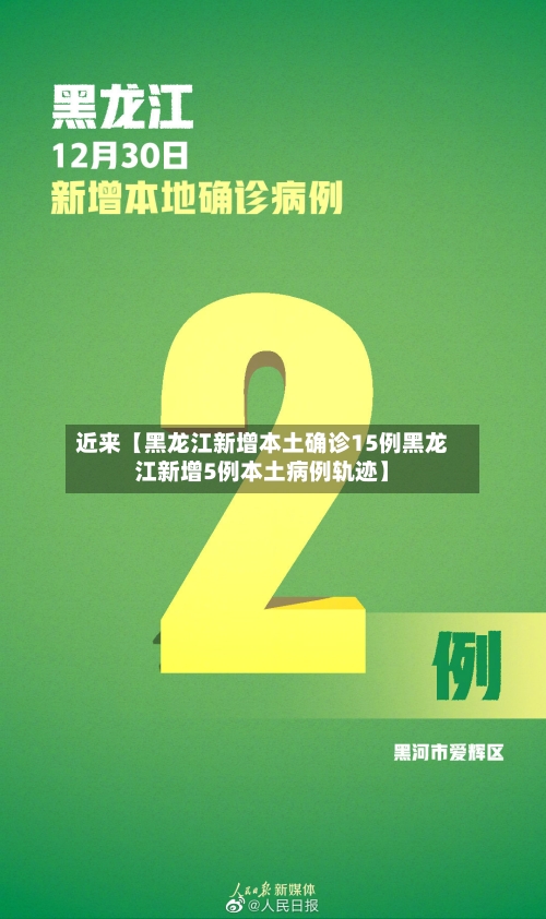 近来【黑龙江新增本土确诊15例黑龙江新增5例本土病例轨迹】-第2张图片