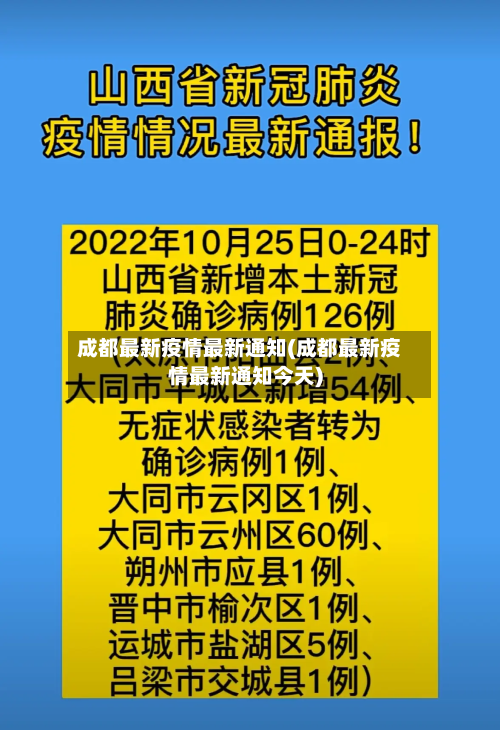 成都最新疫情最新通知(成都最新疫情最新通知今天)-第1张图片